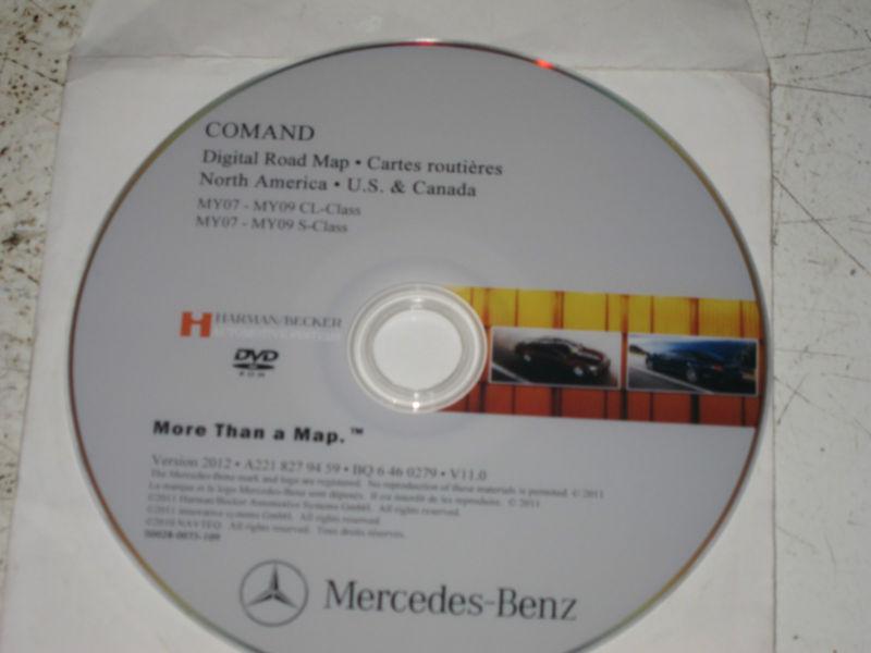 2012 mercedes benz s/ cl class map for command n. america ver 11 new!