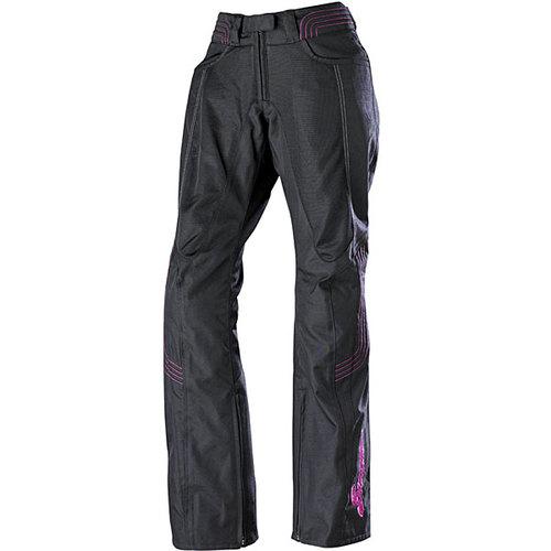 Scorpion jewel womens mesh textile pants pink/black
