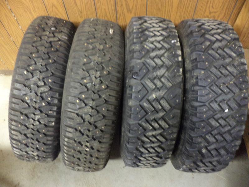 Studded tires with 1985 cadilac eldorado rims