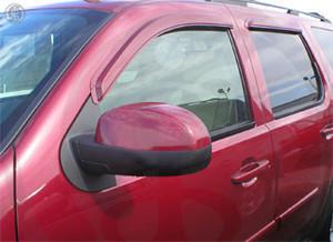 07 chevy tahoe front and rear red weather deflector vent  visor