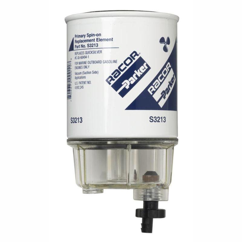 Racor spin-on fuel filter/water separator for gas mercury outboards b32013
