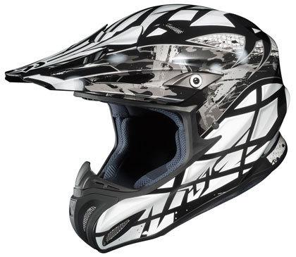 Free 2-day shipping! hjc rpha-x black tempest medium mx motocross helmet md m