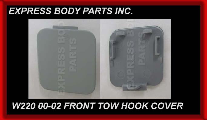 2000-2002 w220 s class mercedes front tow hook cover s500 s430 2208850323
