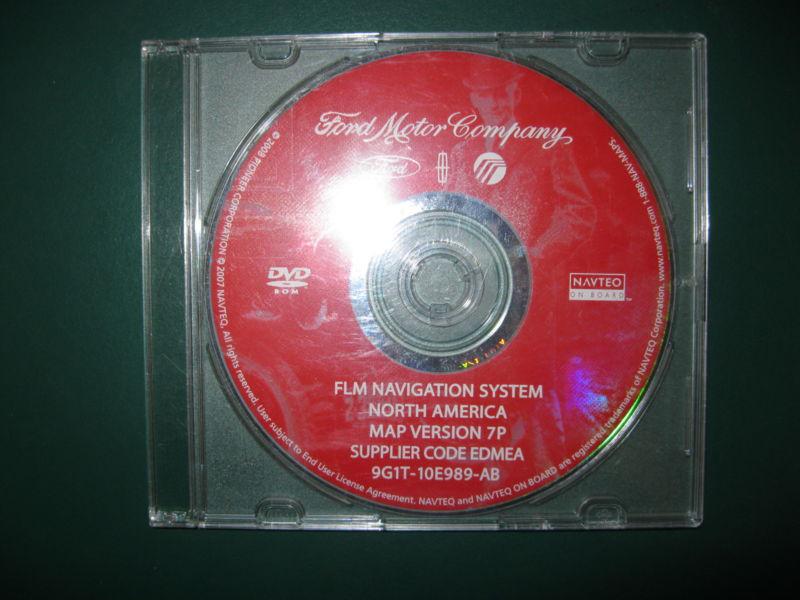 Ford lincoln mercury navigation disc dvd cd navagation disk gps oem map 7p