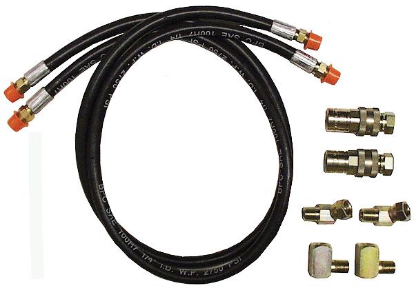 Angle hose replacement kit,  fits western,  oem 55021