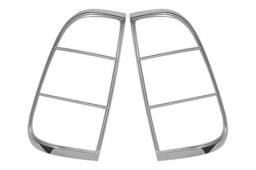 Ses trims ti-tl-140 ford f-250 taillight bezels covers chrome ring trim abs