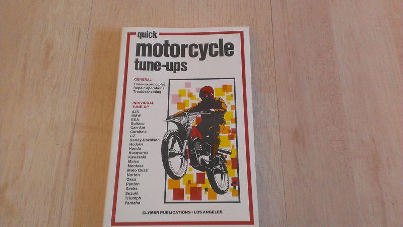 Repair clymer manual 1976 quick motorcycle tune ups