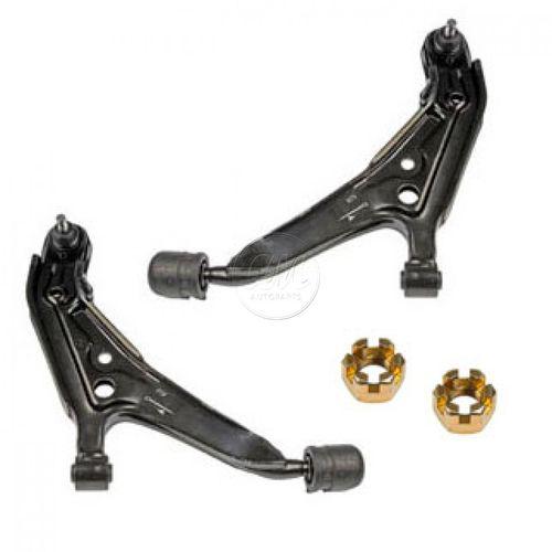 91-96 infiniti g20 front lower control arm with ball joint pair set of 2 new