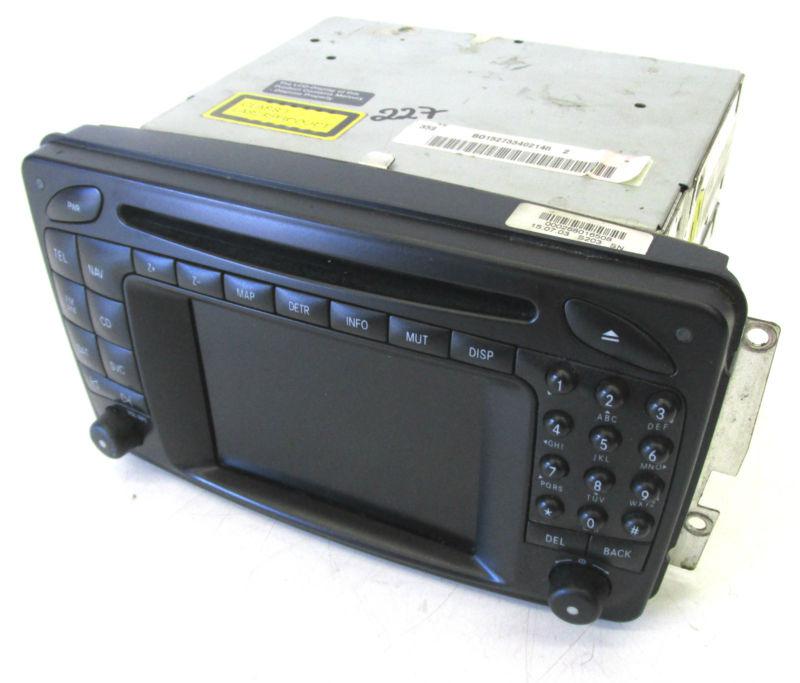 2004-2005 mercedes benz clk500 w209 oem radio navigation system aux gps w/ disc