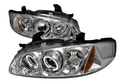 Spec-d 2lhpsen00tm - nissan sentra dual halo projector headlights 2 pcs w leds