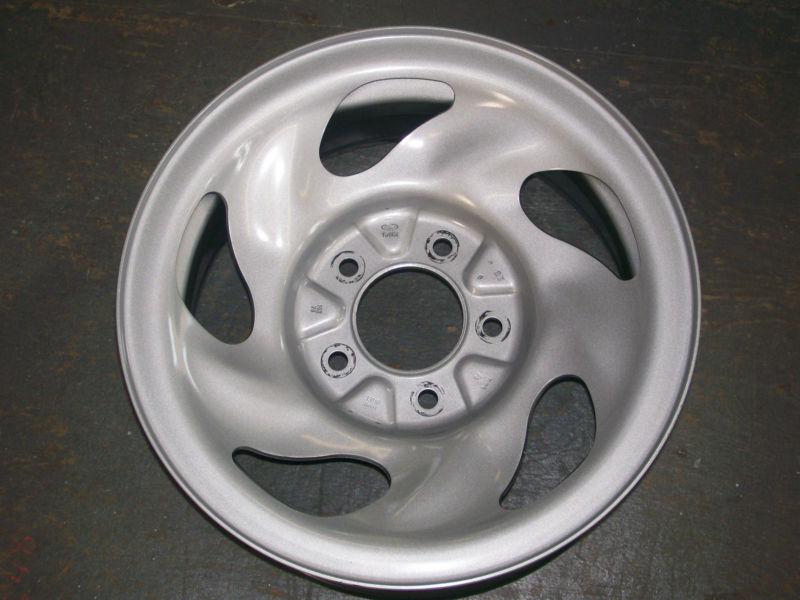00 01 02 03 04 ford f150 expedition 16" silver steel wheel/rim 3393