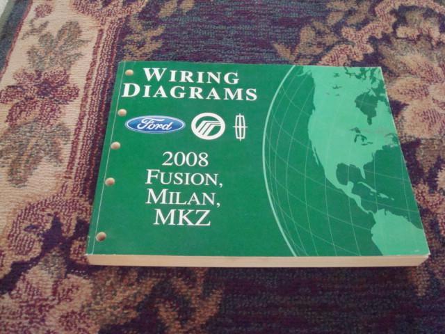 2008 ford fusion/milanlincoln mkz service shop electricalwiring diagrams manual