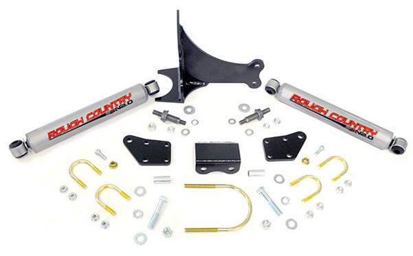 Rough country 87491.20 dual steering stabilizer n2.0 ford