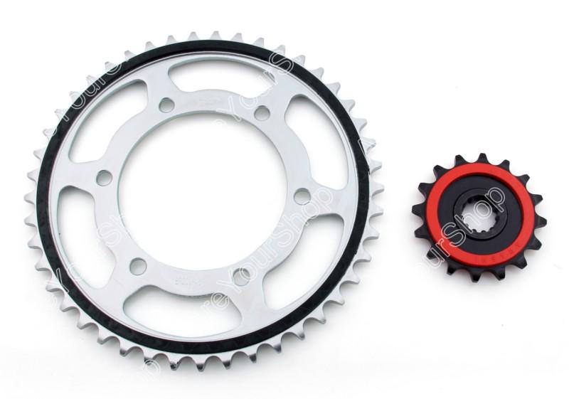 Front & rear sprocket for yamaha yzf r6 600 2006-2012 16t 45t 525