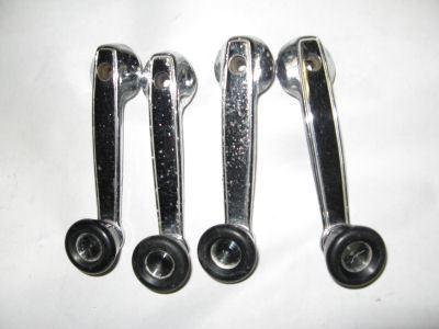 Window crank handles (set of 4)dodge charger,plymouth satellite plymouth,rr, gtx