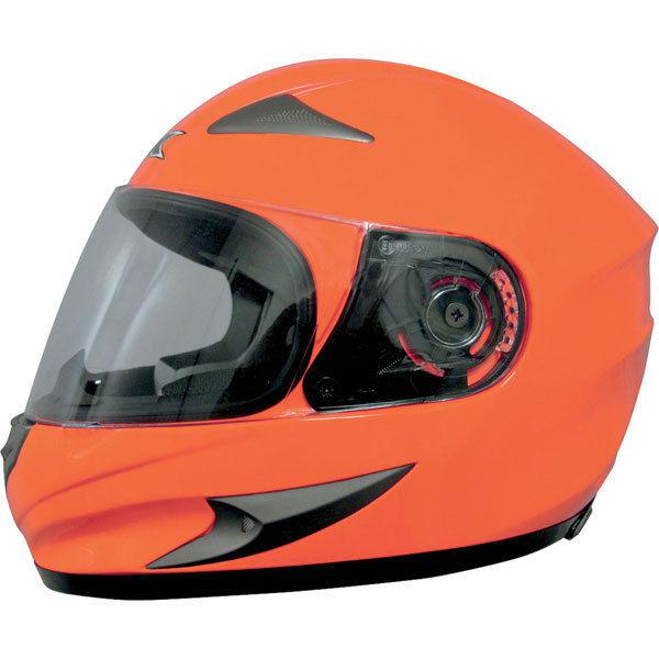 Orange m afx fx-90 full face helmet