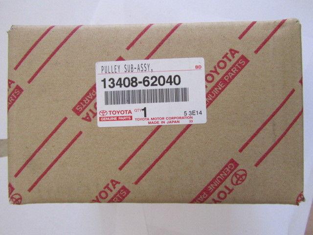 Toyota new oem crankshaft pulley 13408-62040