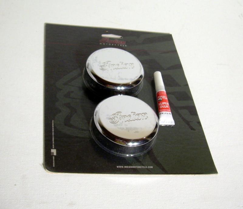 Sell NEW Indian Motorcycle Billet Chrome Gas Cap Covers Indian