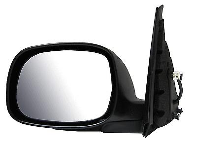 Toyota sequoia/tundra power side view door mirror black assembly driver left lh