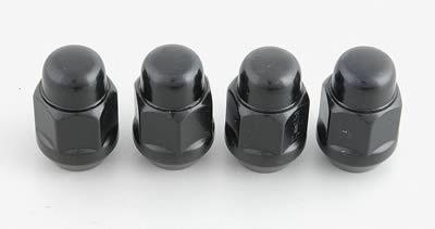 Summit racing lug nuts 12mm x 1.75 conical seat - 60 degree set of 4 black