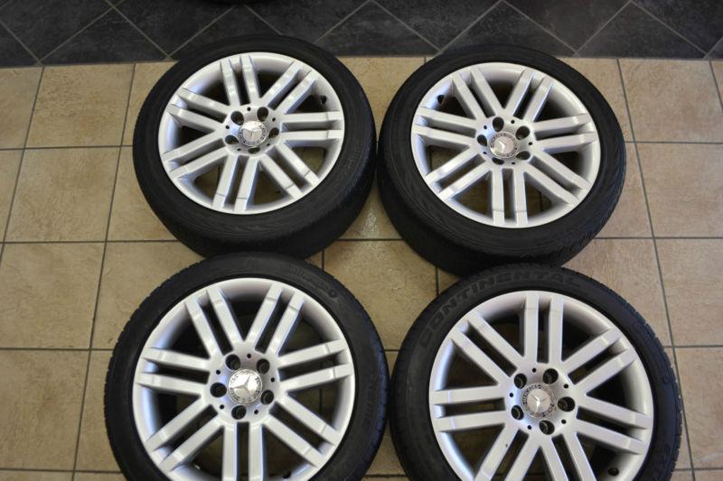 17 inch oem mercedesbenz c300 c250 c350 sport staggered alloy wheel and tire set