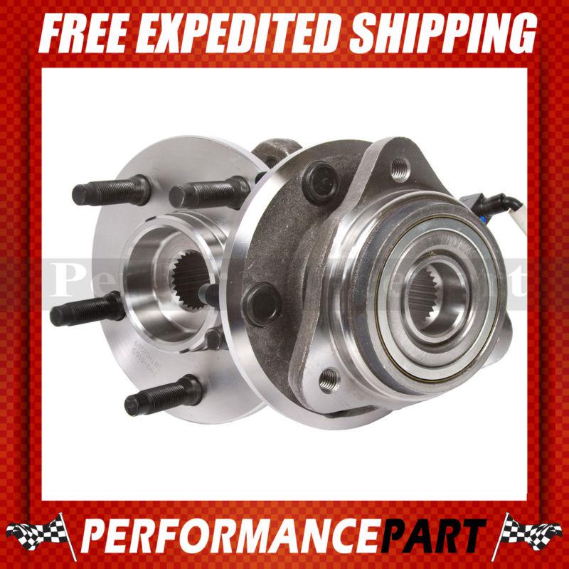 2 new gmb front left and right wheel hub bearing assembly pair w/ abs 799-0165