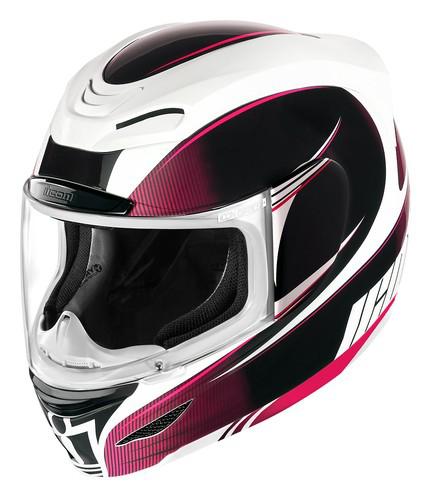 Icon airmada salient helmet pink/white