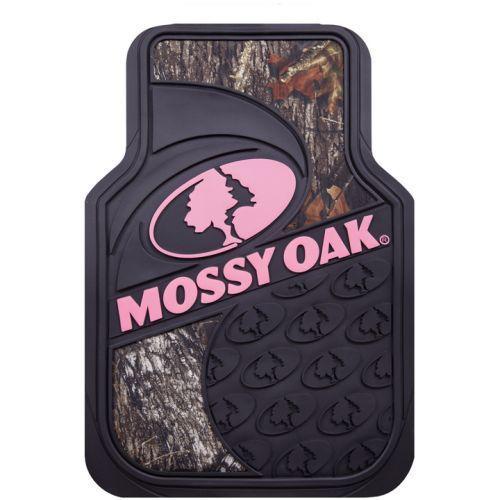 Mossy oak pink camouflage floor mat - auto, truck, car - pair
