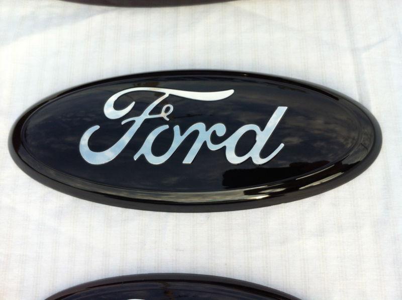 2004-13 ford f-150 ,9" grille or tailgate emblem"custom"",black"! ,ranger/edge 