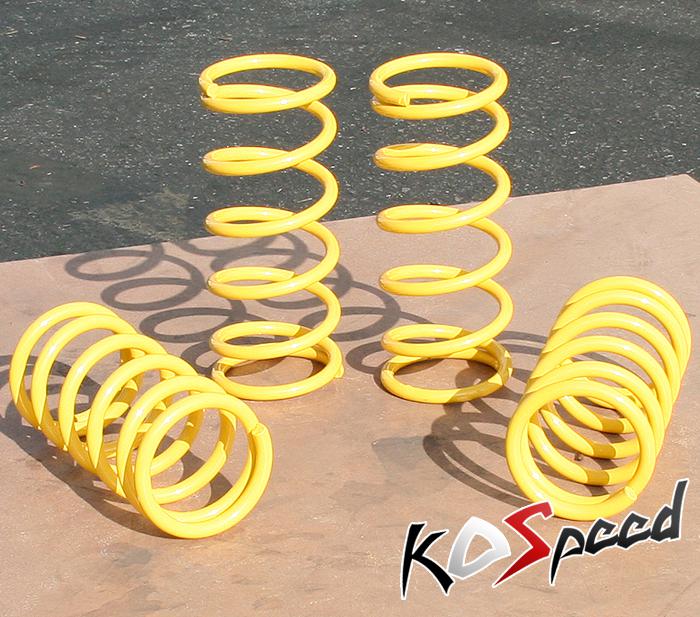 Dna yellow suspension lowering spring/springs 90-97 miata mx-5 na b6ze(rs) bp-ze