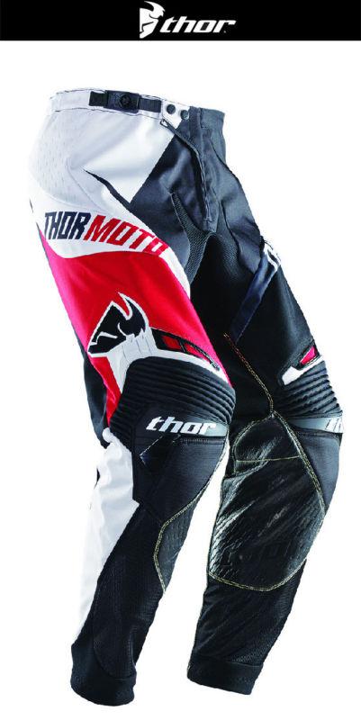 Thor core razor blue red black sizes 28-38 dirt bike pants motocross mx atv 2014
