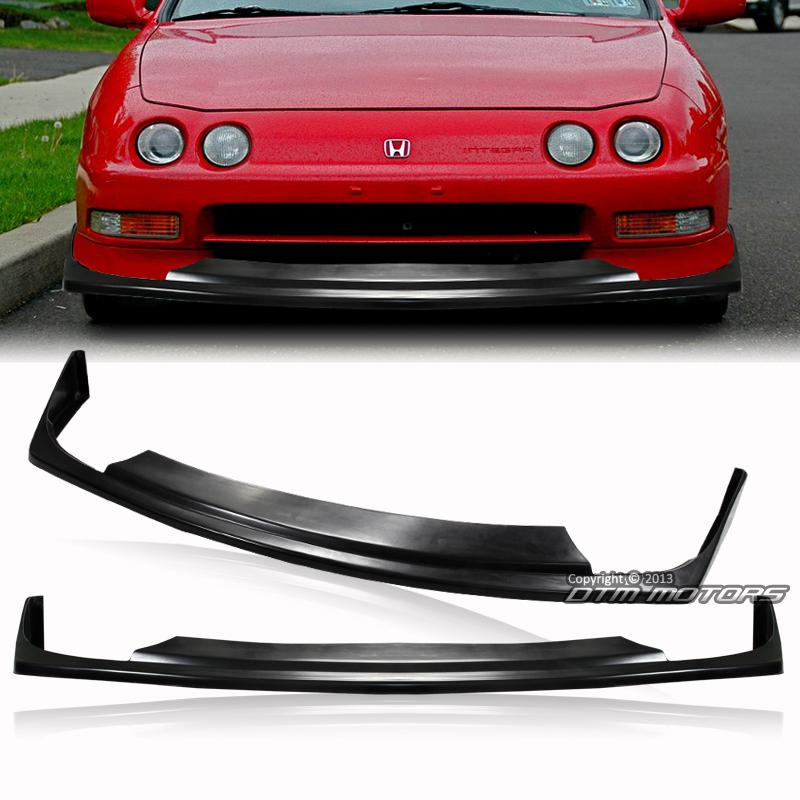 1998-2001 acura integra jdm ds style polyurethane front bumper lip spoiler