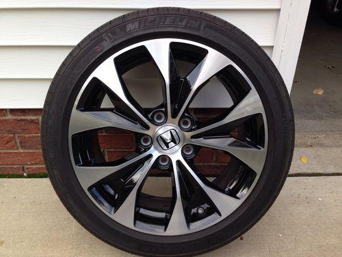 2013 honda civic si 17 inch wheels and tires (oem)