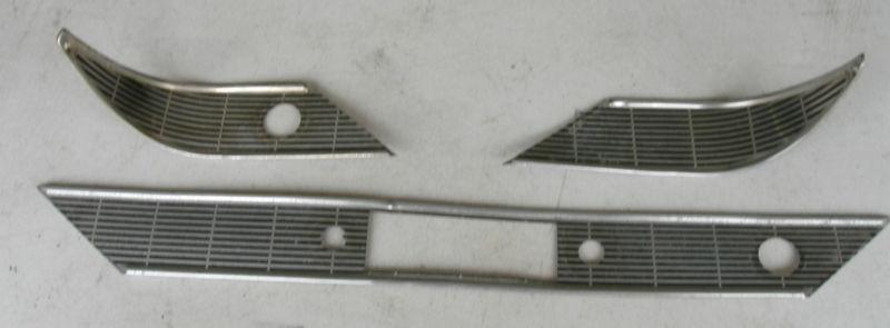 1956  chevy  dash trim complete set - 3 pieces - item #2
