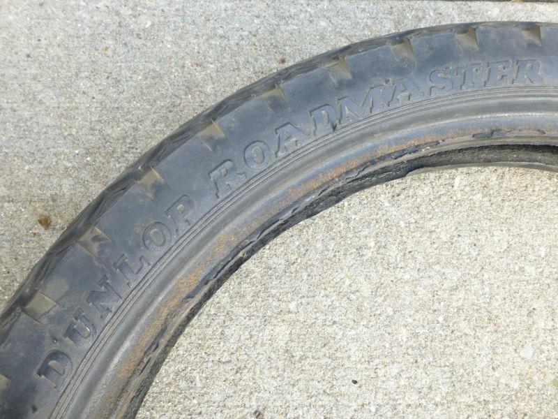 Dunlop roadmaster 18" motorcycle tire 3.60h18  k81 tt100 for british bsa norton