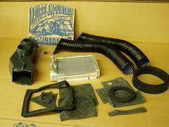 1965 1966 mustang heater system rebuild kit w/ brass heater core