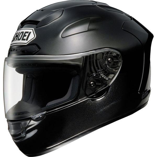 Metallic black m shoei x-twelve metallic full face helmet