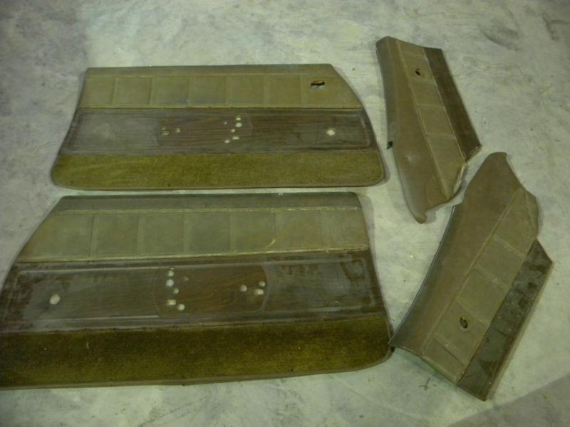 Used front & rear door panels off of 1972 buick gs skylark saddle tan deluxe
