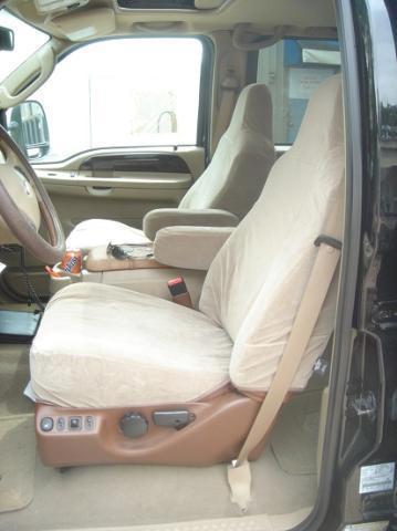 Exact Seat Covers: 2004-2010 Ford F250-F550 Front & Rear Set in Taupe & Tan, US $158.98, image 2