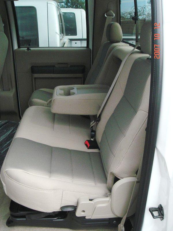 Exact Seat Covers: 2004-2010 Ford F250-F550 Front & Rear Set in Taupe & Tan, US $158.98, image 3