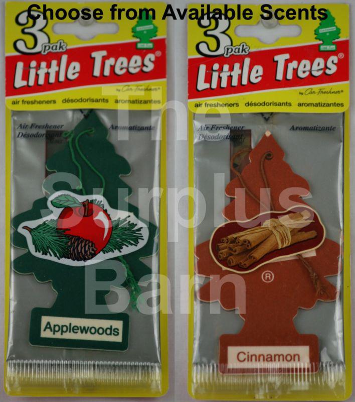 Little trees hanging automotive air fresheners 3 pack brand new, factory sealed