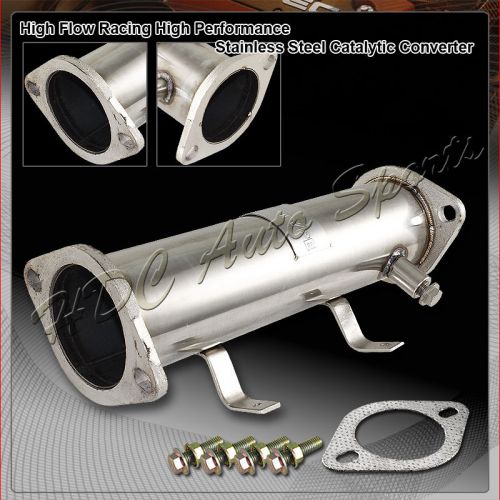 For 1989-1998 nissan 240sx s13 s14 stainless hi flow catalytic converter exhaust