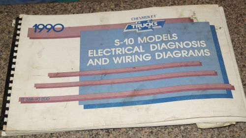 1990 chevy s-10 truck blazer oem electrical diagnosis &amp; wiring diagrams manual