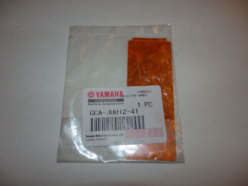 Yamaha genuine part gca-ju012-41-00 - reflector, amber  golf cart *new*
