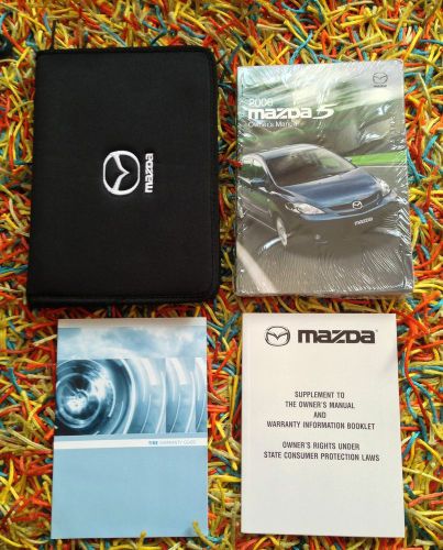 2006 mazda mazda5 5 brand new sealed owners manual we ship out free same day