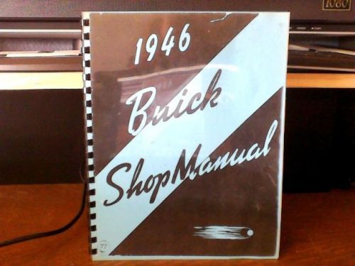 1946 buick shop service repair manual supplement book guide engine drivetrain