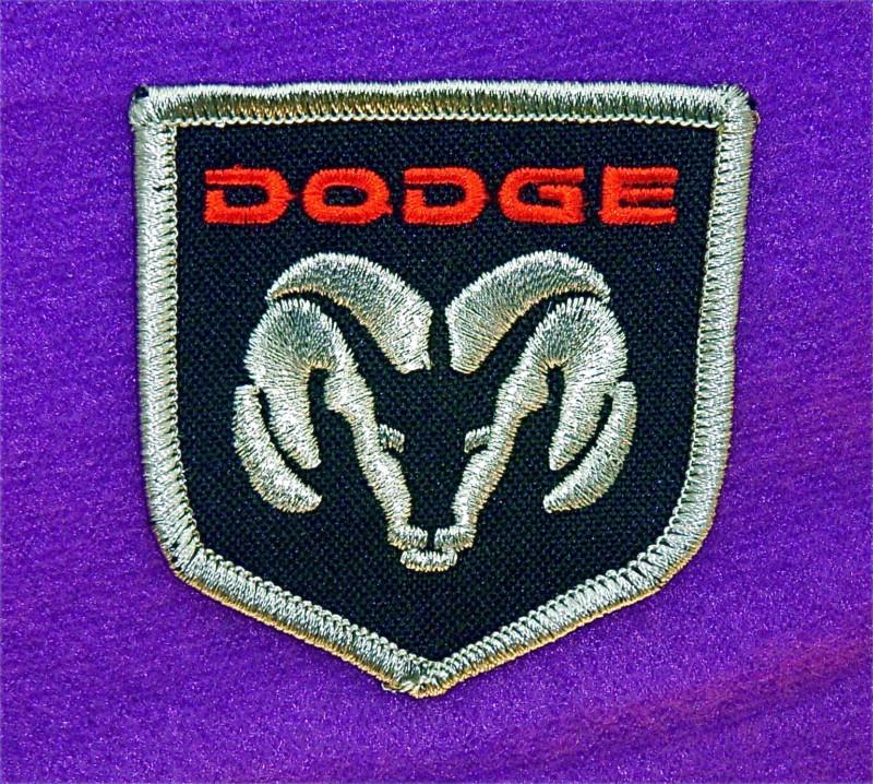 Dodge truck embroidered iron on patch