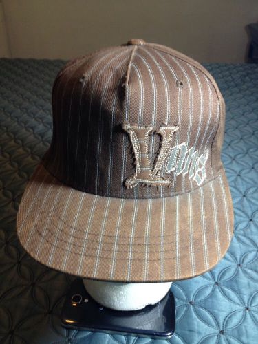 Browm vans baseball cap hat one size fits all : l and xl 98 % cottom gxn