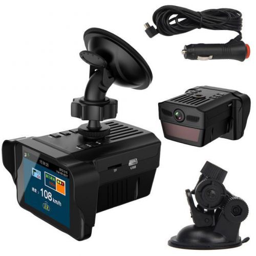 Car electronic dog vehicle radar detector rearview mirror video camera recorder