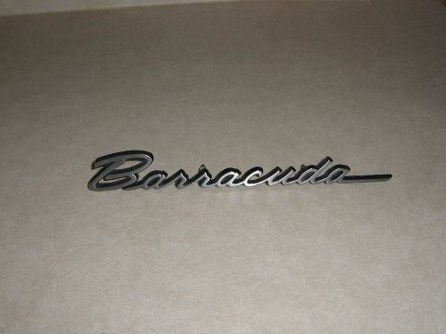 Original plymouth barracuda emblem / nameplate / script - 2840876 - oem part